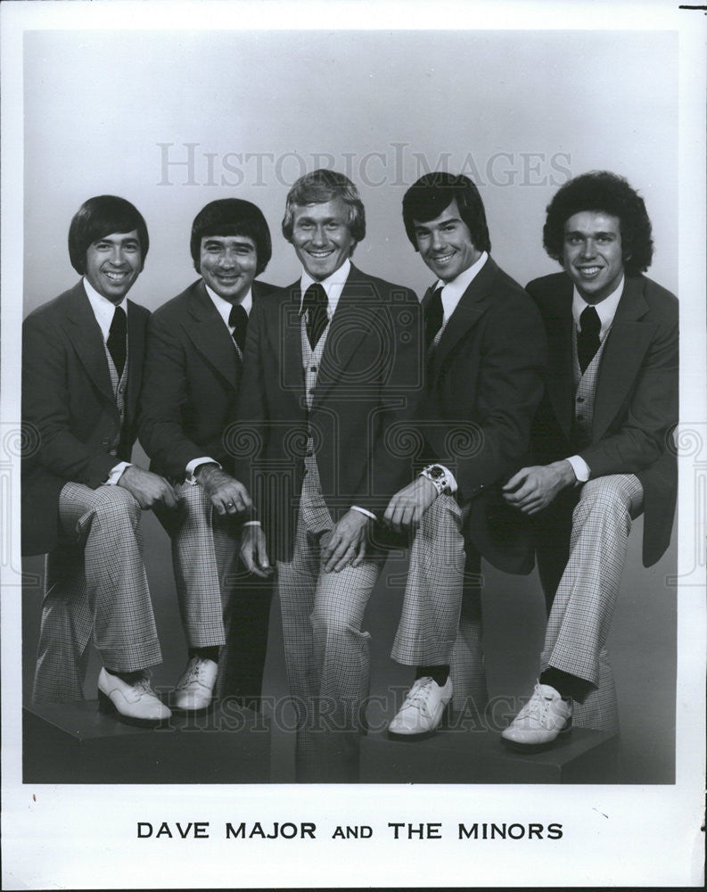 1977 Press Photo Dave Majors and The Minors - Historic Images