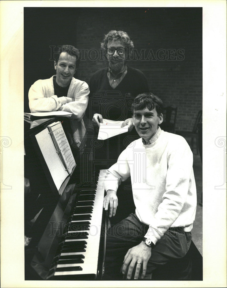 1994 Press Photo Jim Corti, Sheldon Patinkin &amp; Kingsley  Day - Historic Images