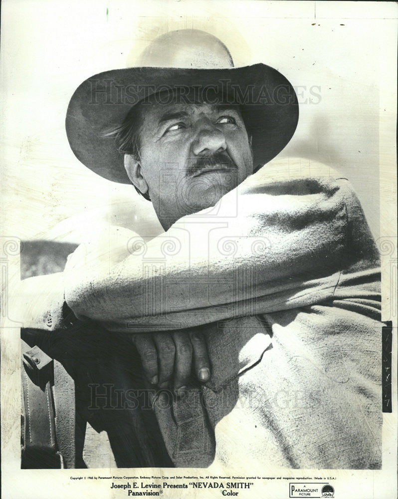 1966 Press Photo Karl Malden in &quot;Nevada Smith&quot; - Historic Images