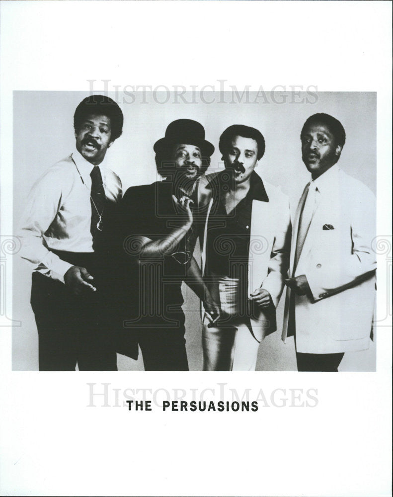 1985 Press Photo The Persuasions American Cappella Musicians - Historic Images