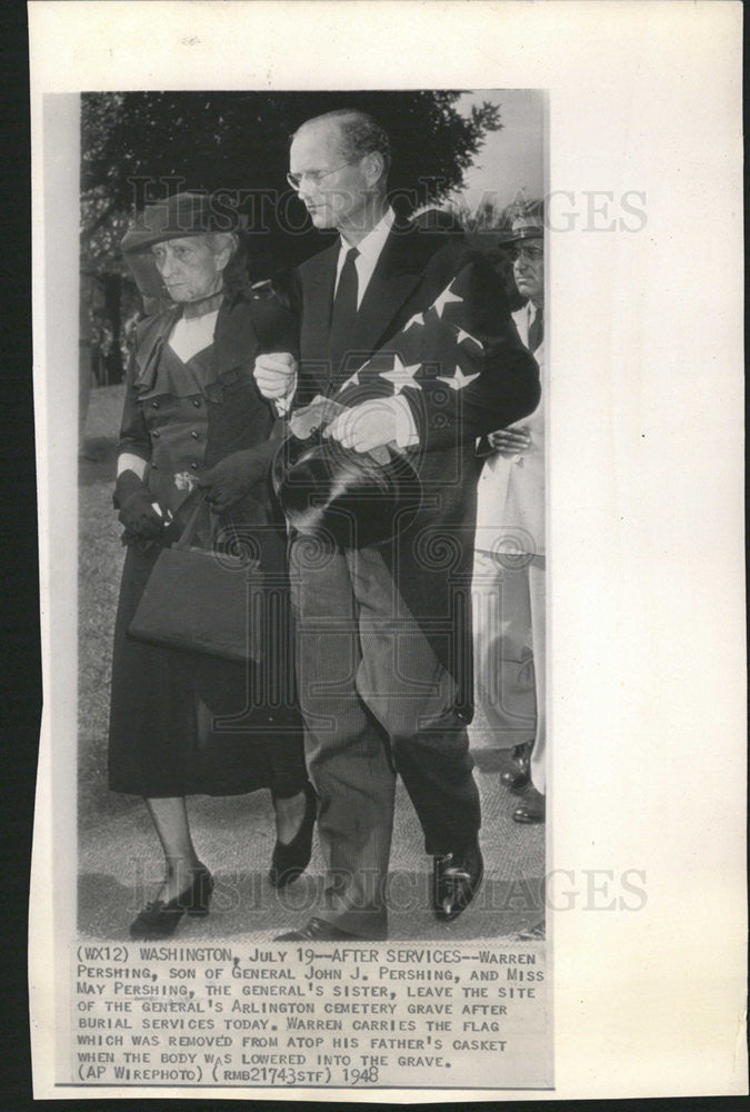 1948 Press Photo United States Army General John J. Pershing&#39;s Family - Historic Images