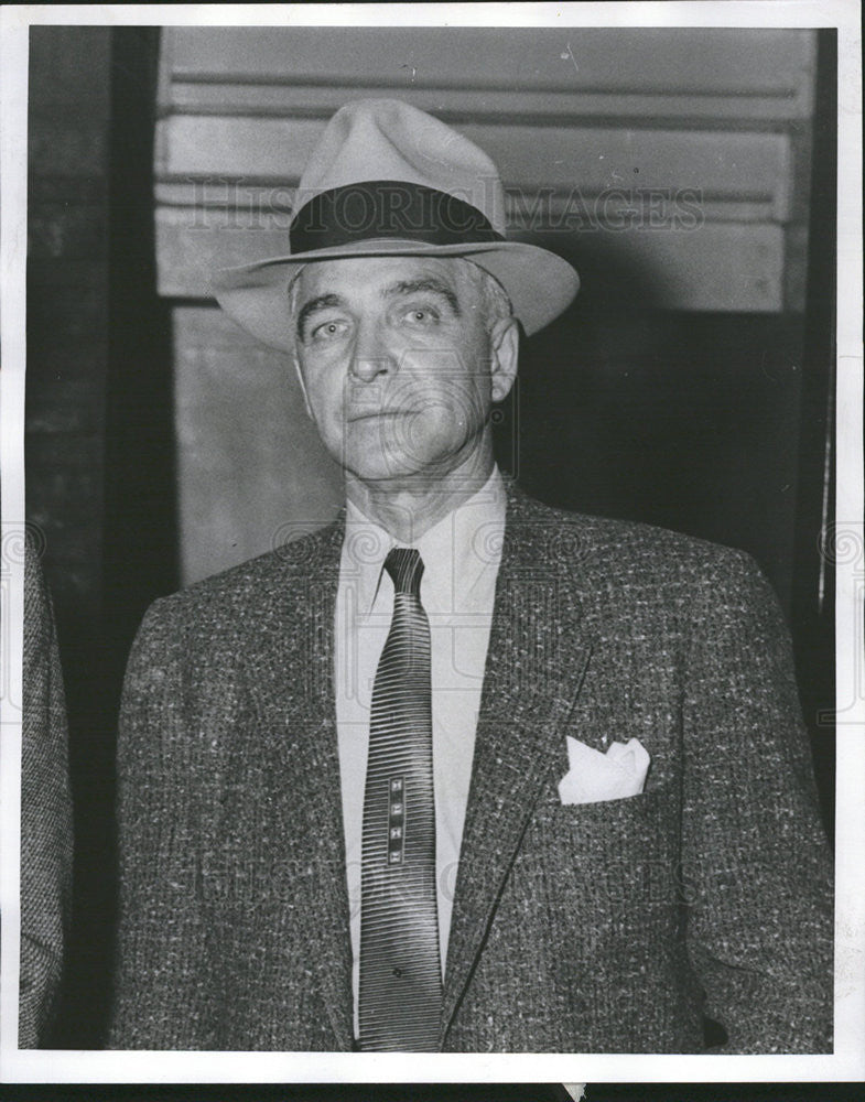 1959 Press Photo Joseph W. Perry, Bondsman In Bail Bond Scandal - Historic Images