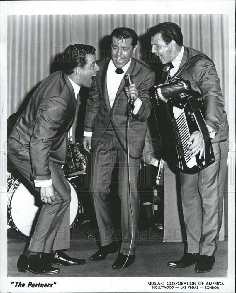 1968 Press Photo THE PARTNERS,Joe Marino,Joe Kirchen,Jimmy Smiraglia - Historic Images