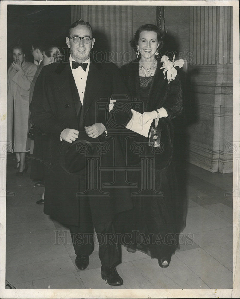 1950 Press Photo Mr and Mrs Chris Paschen Jr - Historic Images