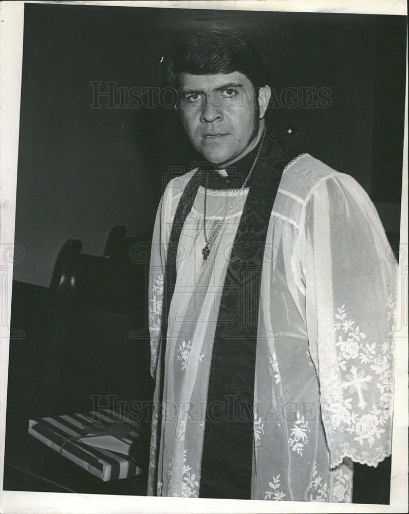 1972 Press Photo Methodist Pastor Troy D. Perry - Historic Images