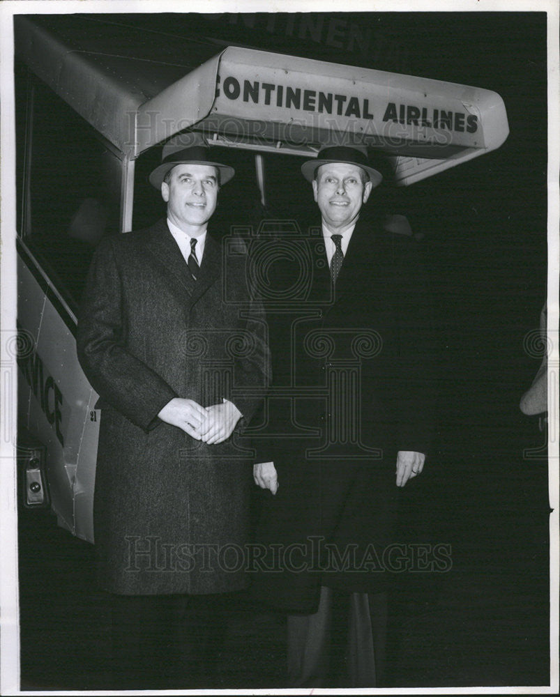 1960 Press Photo Gaylord Nelson/Wisconsin Governor/Alfred Peterson - Historic Images