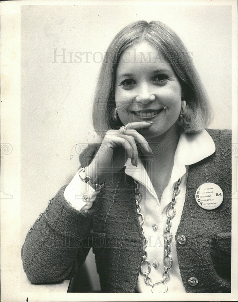 1984 Press Photo Sharon Rockerfeller wife of Gov of West Virginia - Historic Images