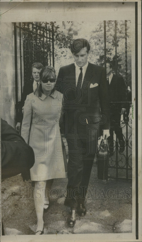 1967 Press Photo Mr and Mrs John D Rockerfeller - Historic Images