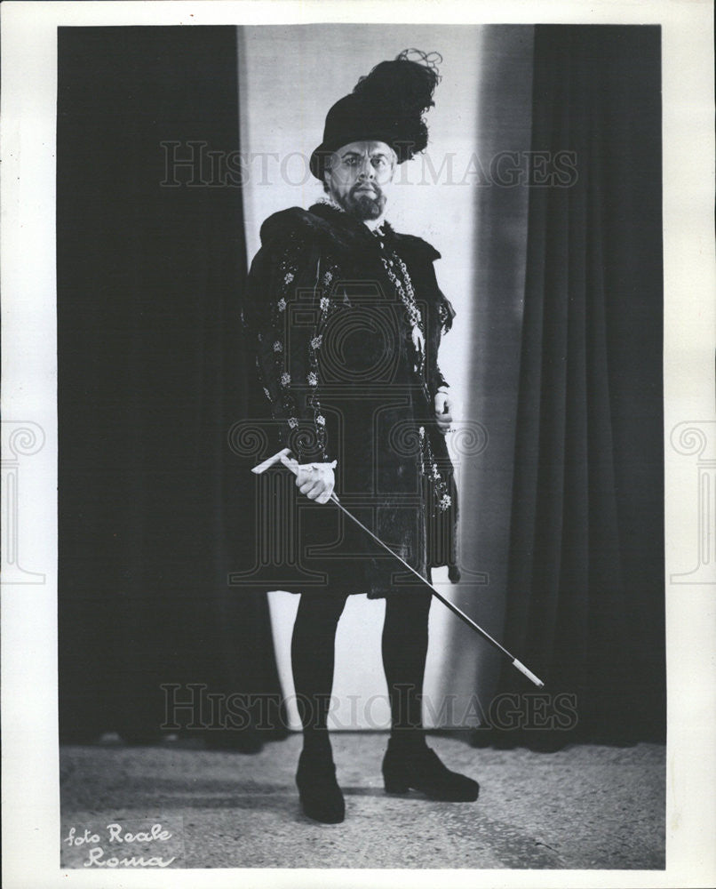 1963 Press Photo Boris Christoff as King Philip in the opera &quot;Verdi&#39;s Don Carlo&quot; - Historic Images