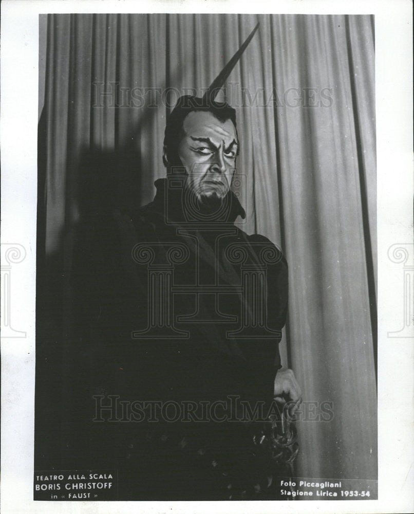 1961 Press Photo Boris Christoff Bulgarian Operatic Singer - Historic Images