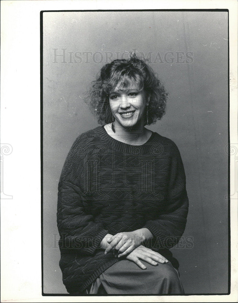 1987 Press Photo Actress Linda Emond  &quot;Hard Times&quot; - Historic Images