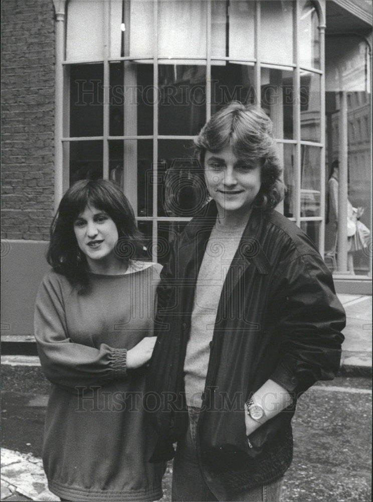 1981 Press Photo David and Elizabeth Emanuel - Historic Images