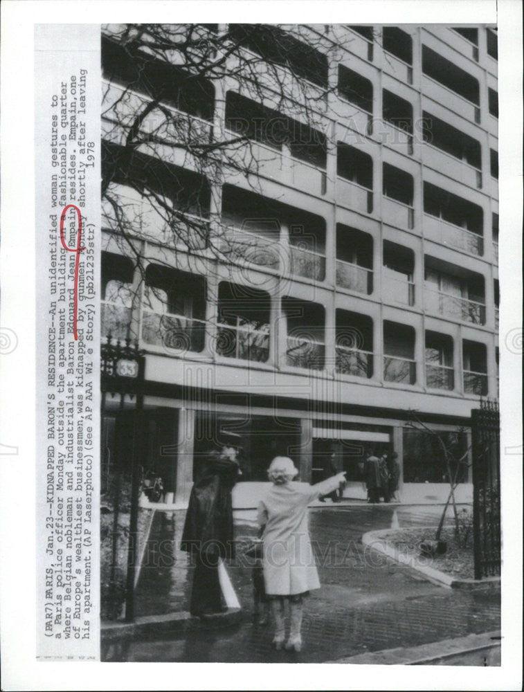 1978 Press Photo Edouard Jean Empain - Historic Images