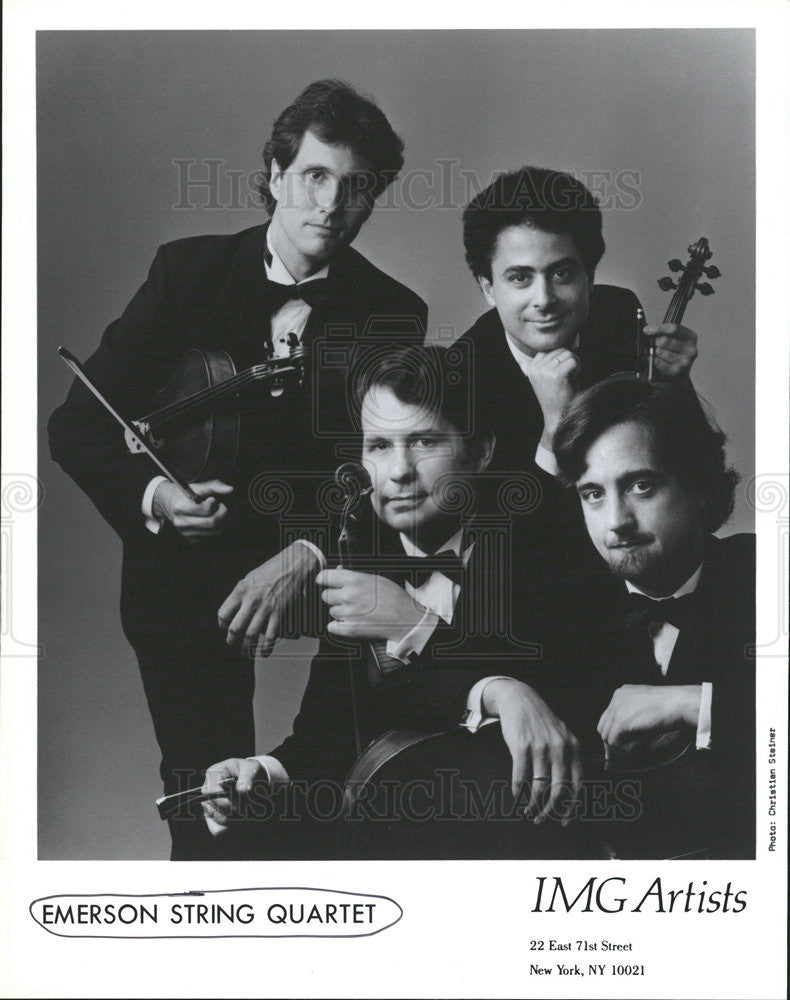 PRESS PHOTO EMERSON STRING QUARTET - Historic Images