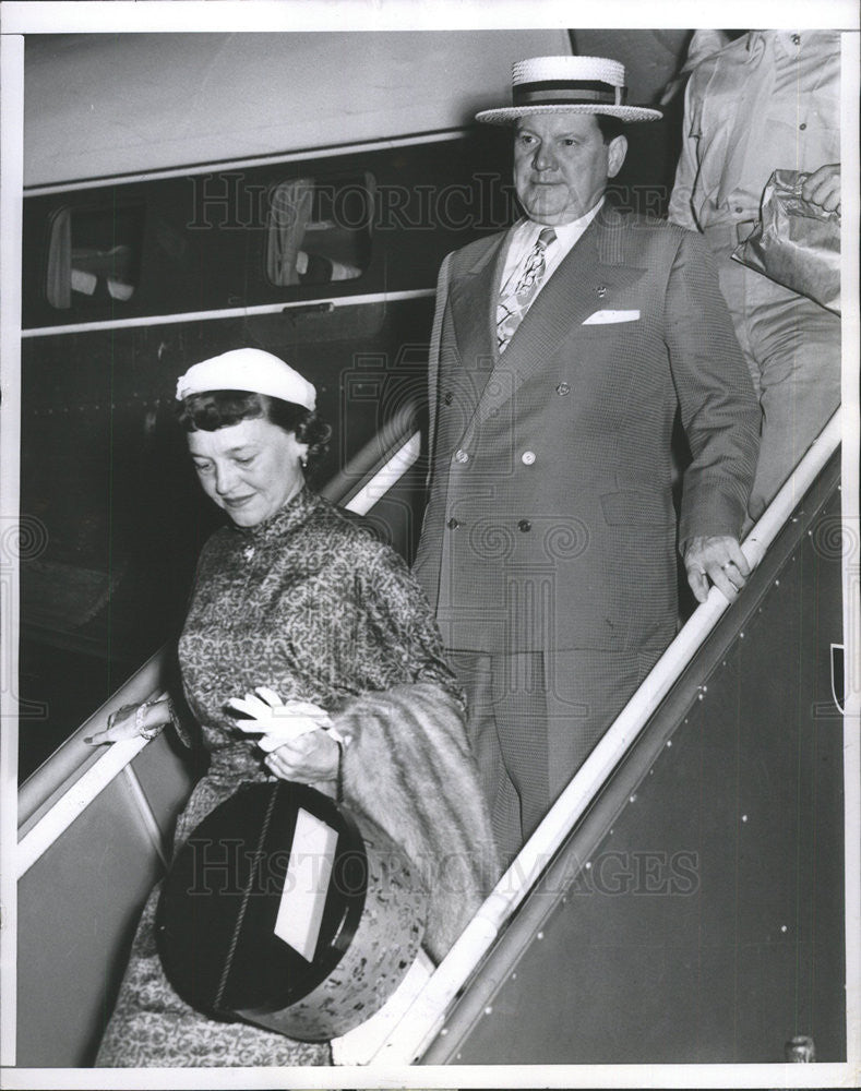 1952 Press Photo Frank McKinney, ex-Chairman of Democratic National Committee - Historic Images