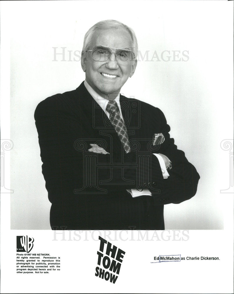 1997 Press Photo Ed McMahon as Charlie Dickerson in &quot;The Tom Show&quot; - Historic Images