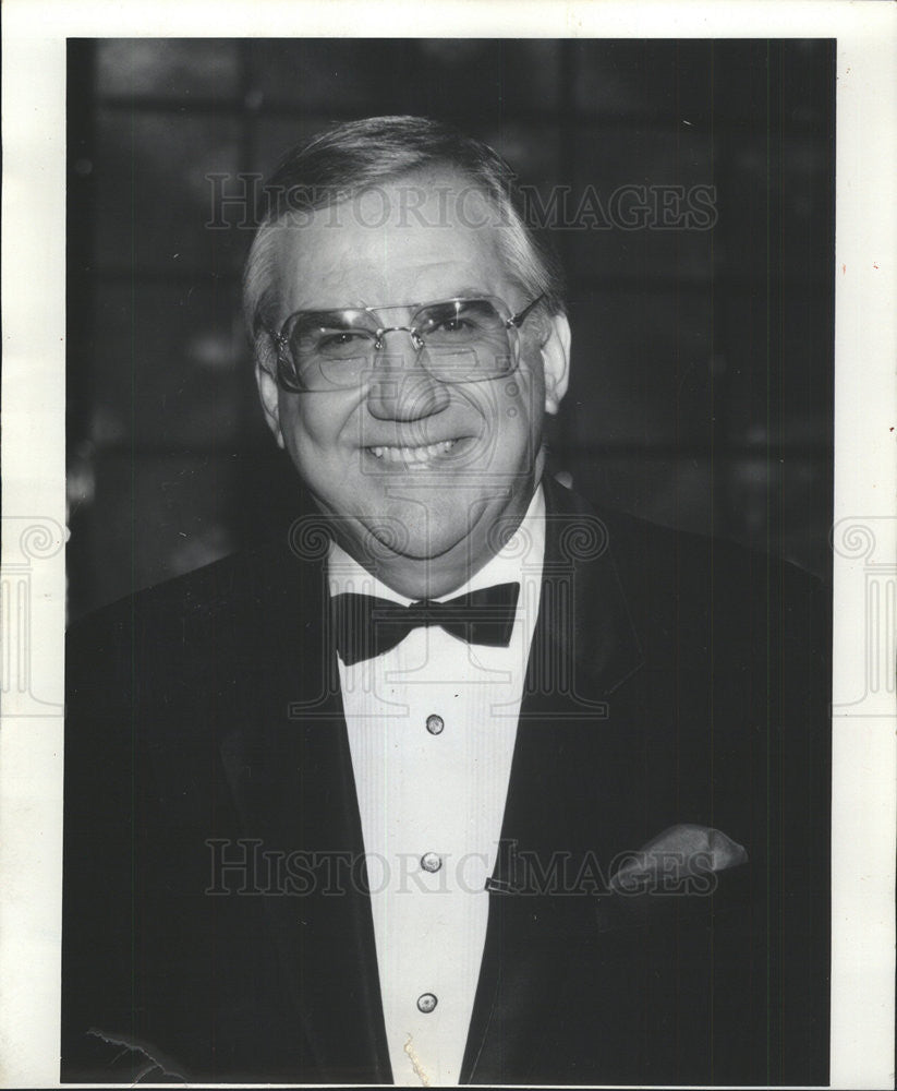 1986 Press Photo Ed McMahon American Comedian Television Host Announcer - Historic Images