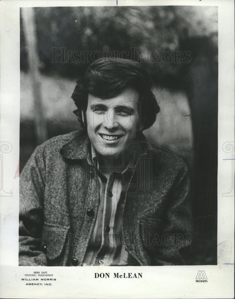 1972 Press Photo Don McLean American Singer Songwriter Musician - Historic Images