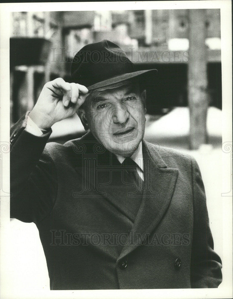 1985 Press Photo Telly Savalas Kojak Actor - Historic Images