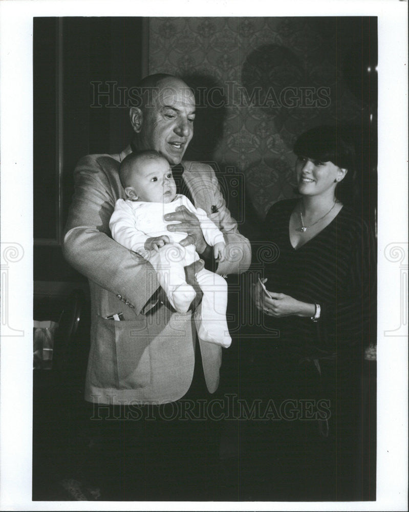 1986 Press Photo Telly Savalas Acor - Historic Images