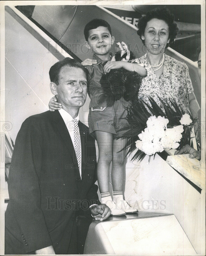 1960 Press Photo Little Roger Rehayen Egyptian - Historic Images