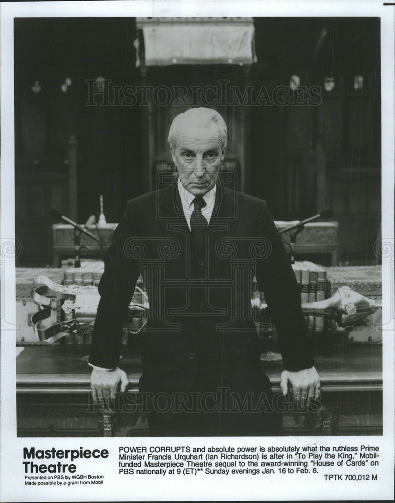 Press Photo Power Corrupts Ian Richards American Actor - Historic Images
