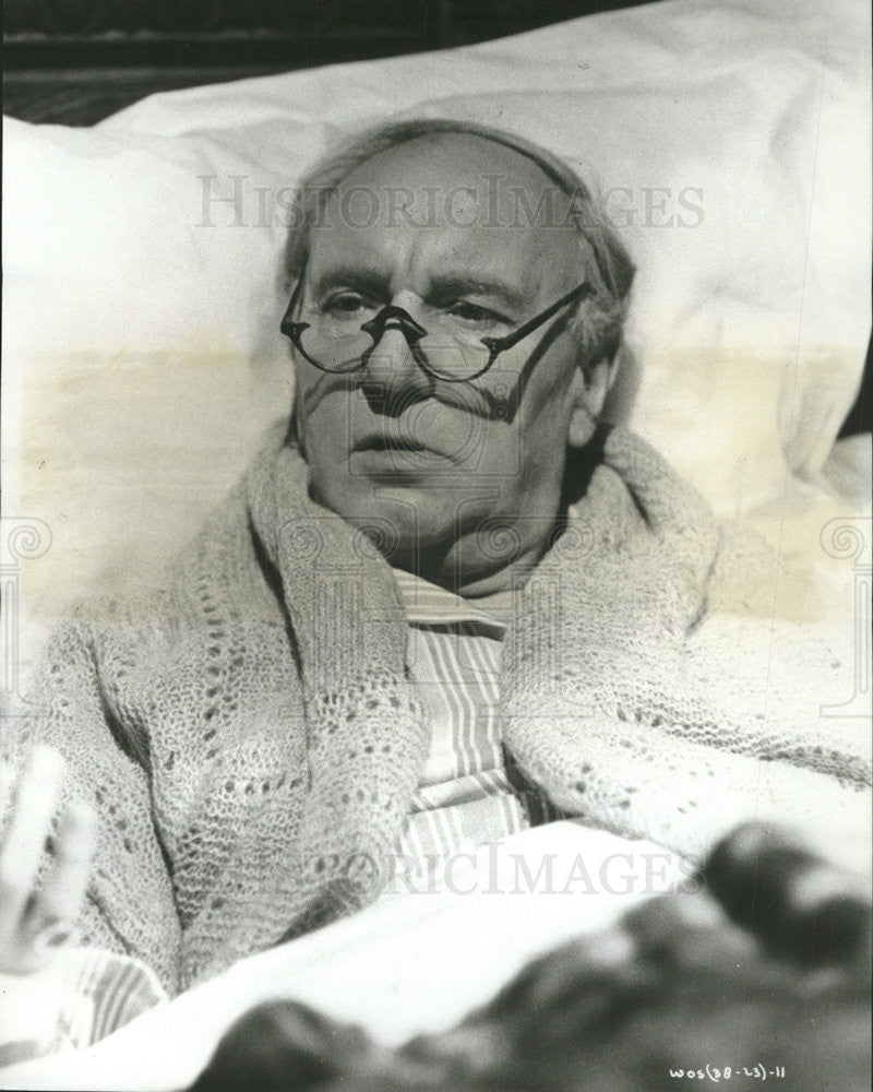 Press Photo Ralph Richardson British Stage Film Actor - Historic Images