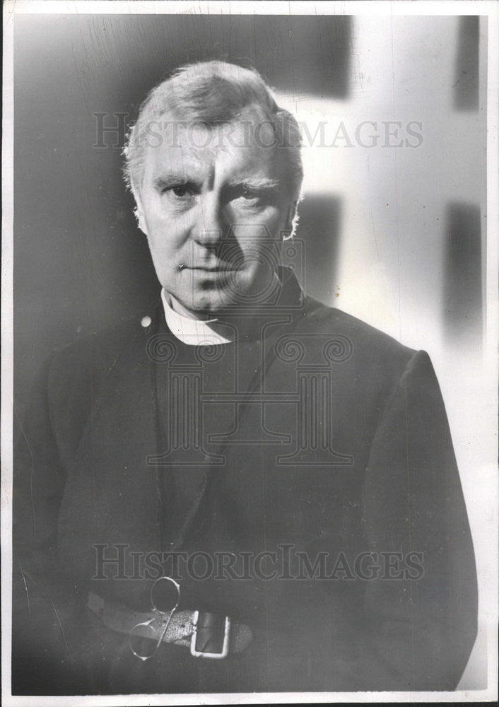 1954 Press Photo Sir Ralph Richardson British Stage Film Actor - Historic Images