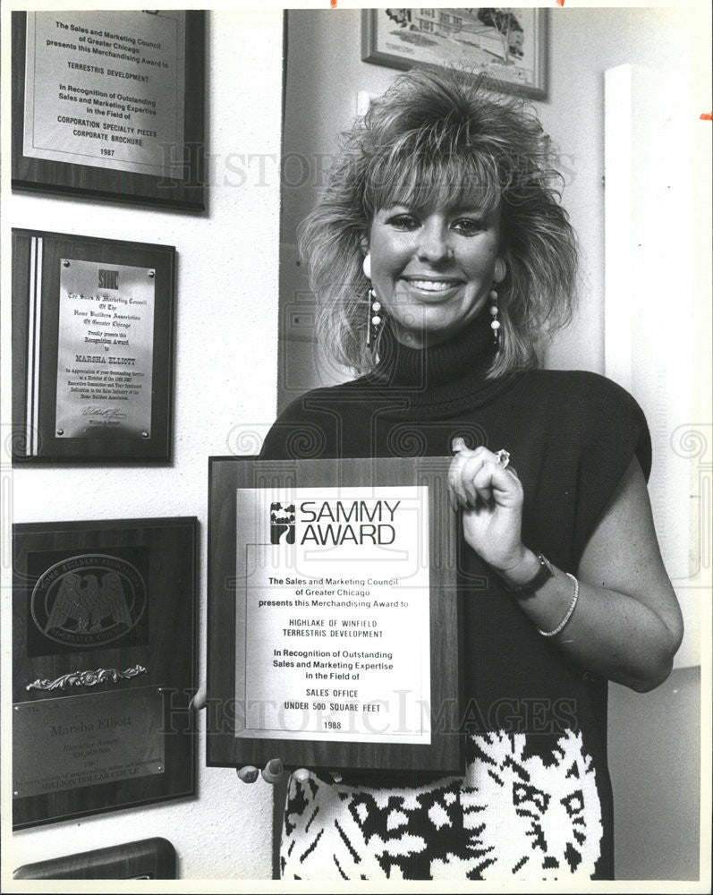 Press Photo Marsha Elliott Vice President  Terrestris Development Corp. - Historic Images