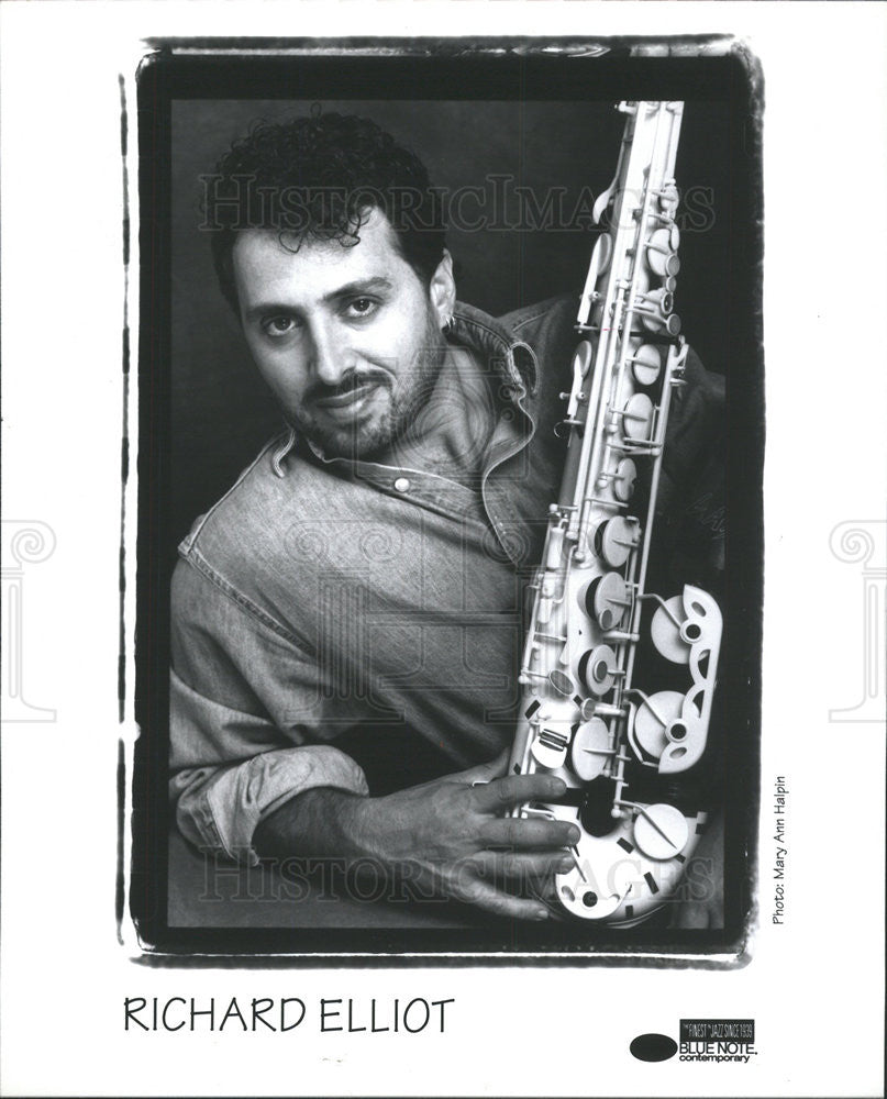 1966 Press Photo RICHARD ELLIOT SCOTTISH JAZZ SAXOPHONIST - Historic Images