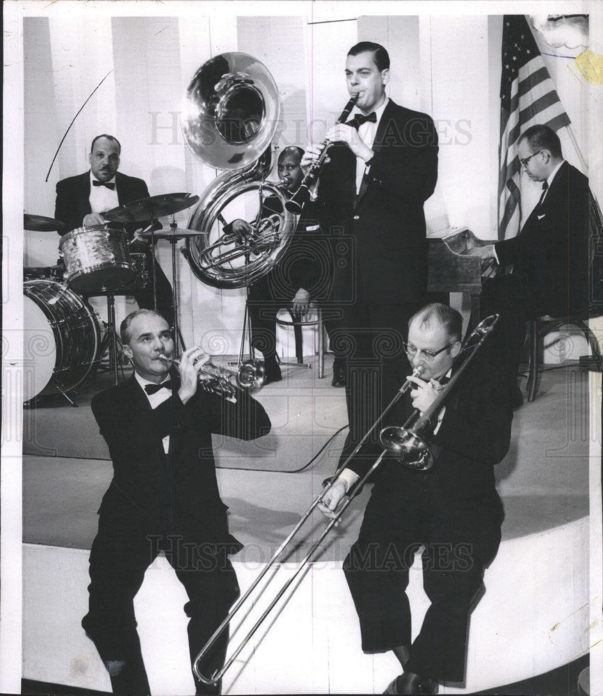 1960 Press Photo Bill Reinhardt,Fred Roalman,Joe Wildman,Quinn Wilson,Dave Rosbury,Max Hook - Historic Images