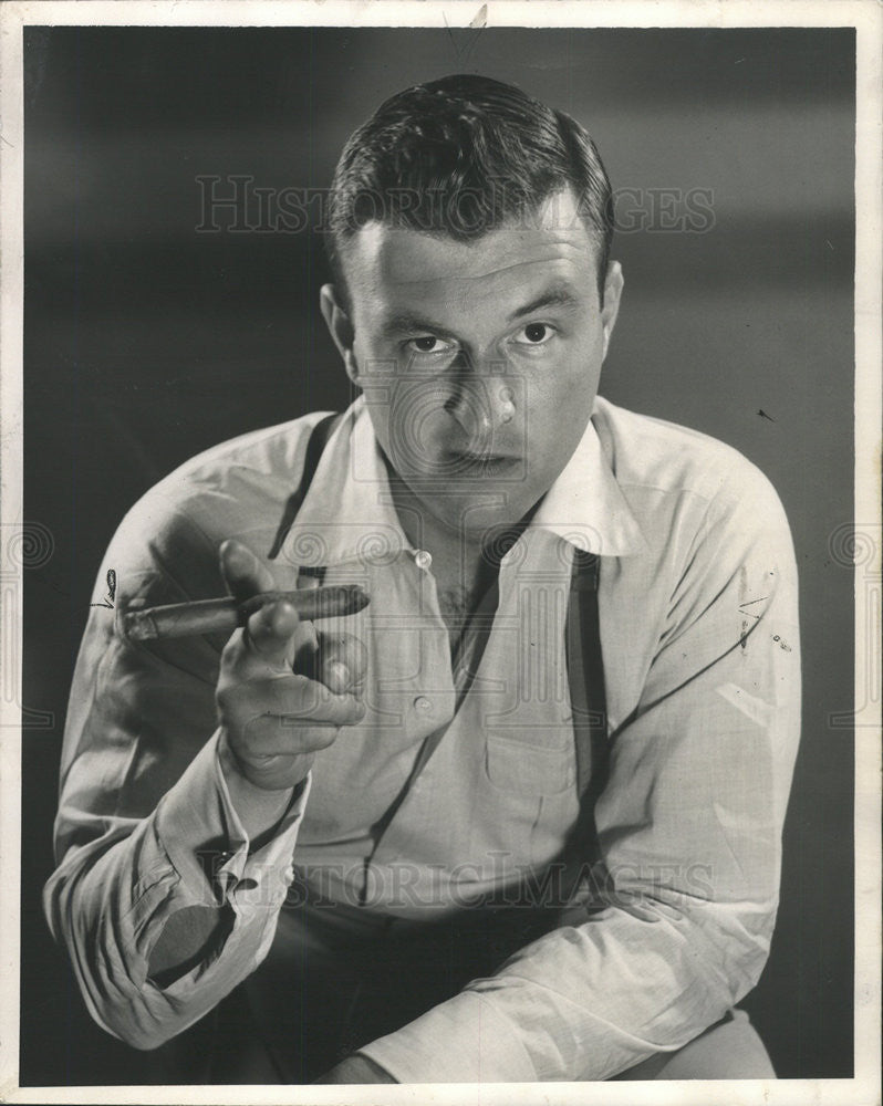 1953 Press Photo Richard Reinauer,actor - Historic Images