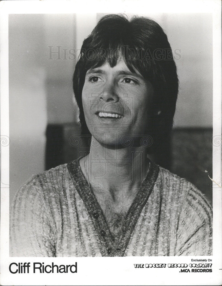 1980 Press Photo Cliff Richard,singer - Historic Images