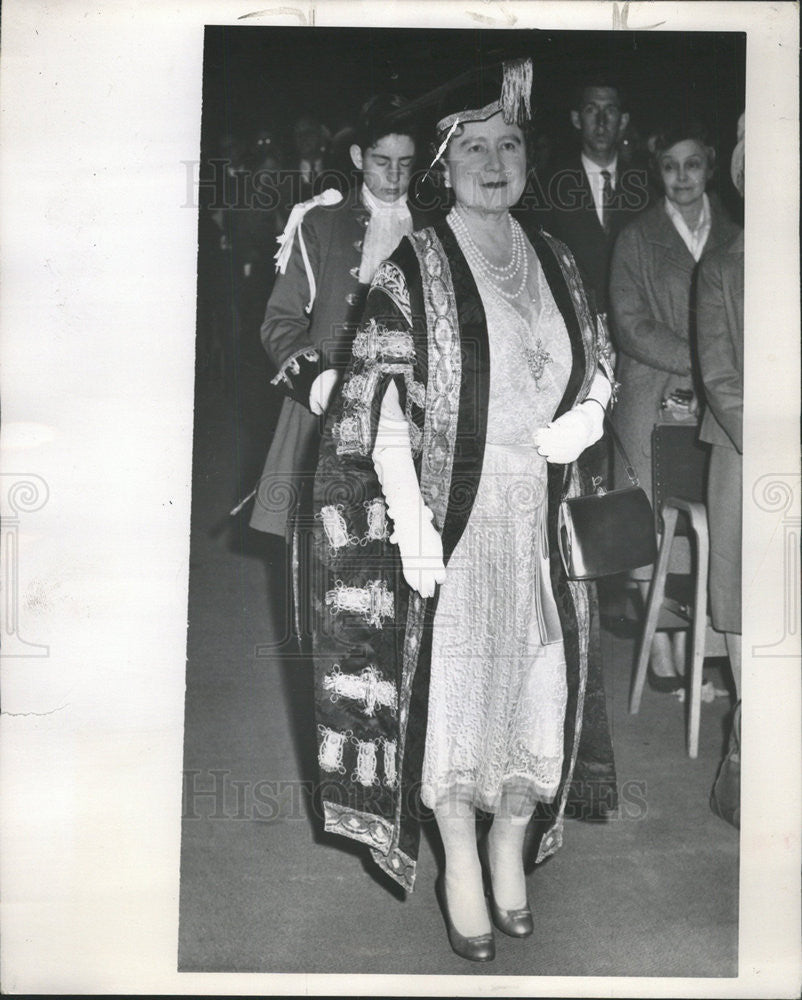 1961 Press Photo Queen Mother Elizabeth - Historic Images