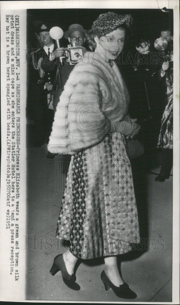 1951 Press Photo Princess Elizabeth - Historic Images