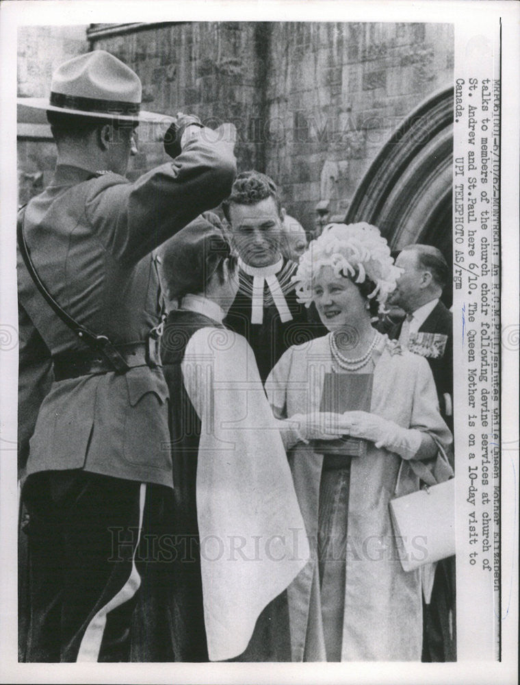 1962 Press Photo Queen Mother Elizabeth - Historic Images