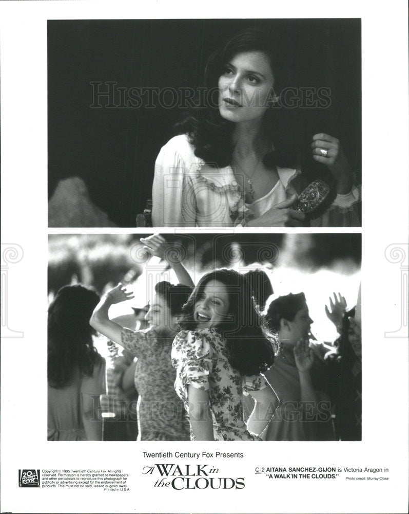 1995 Press Photo Aitana Sanchez-Gijon in &quot; A Walk in the Clouds&quot; - Historic Images