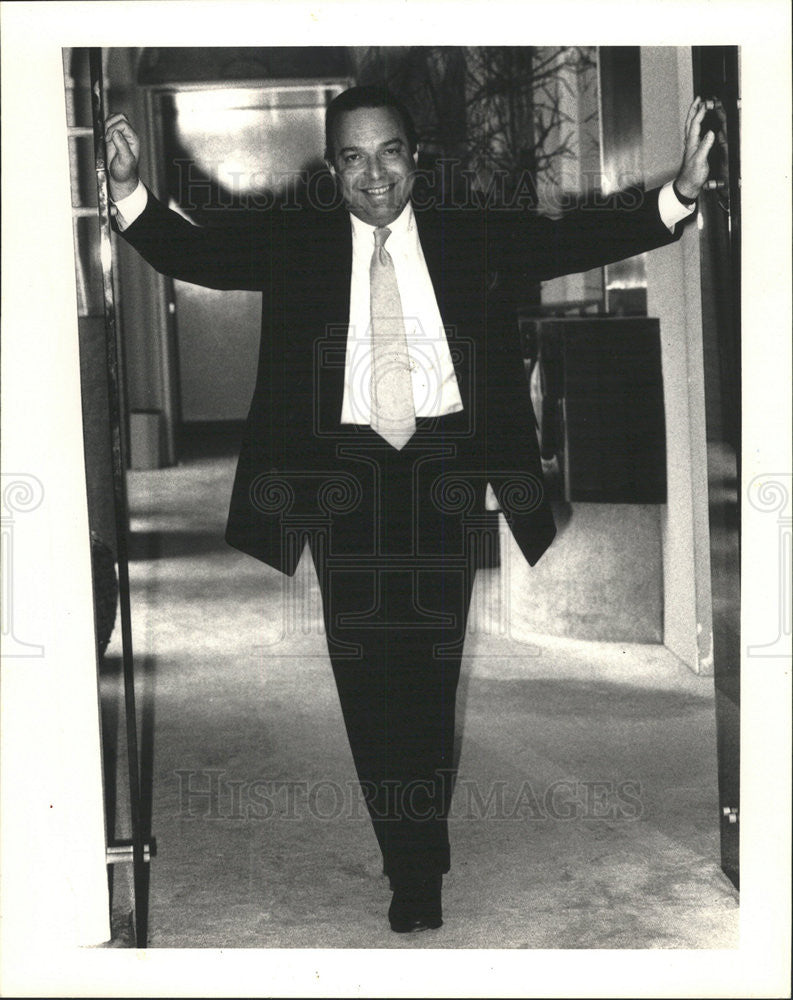 1990 Press Photo John Saladino Interior Designer - Historic Images