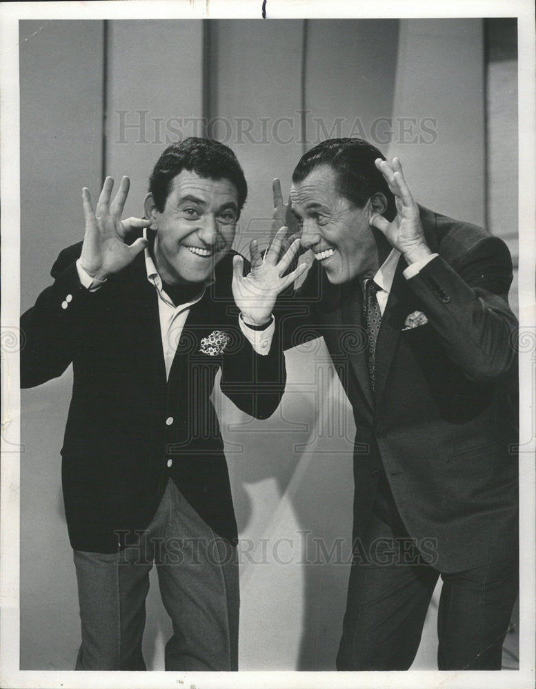 1988 Press Photo Soupy Sales and Ed Sullivan - Historic Images