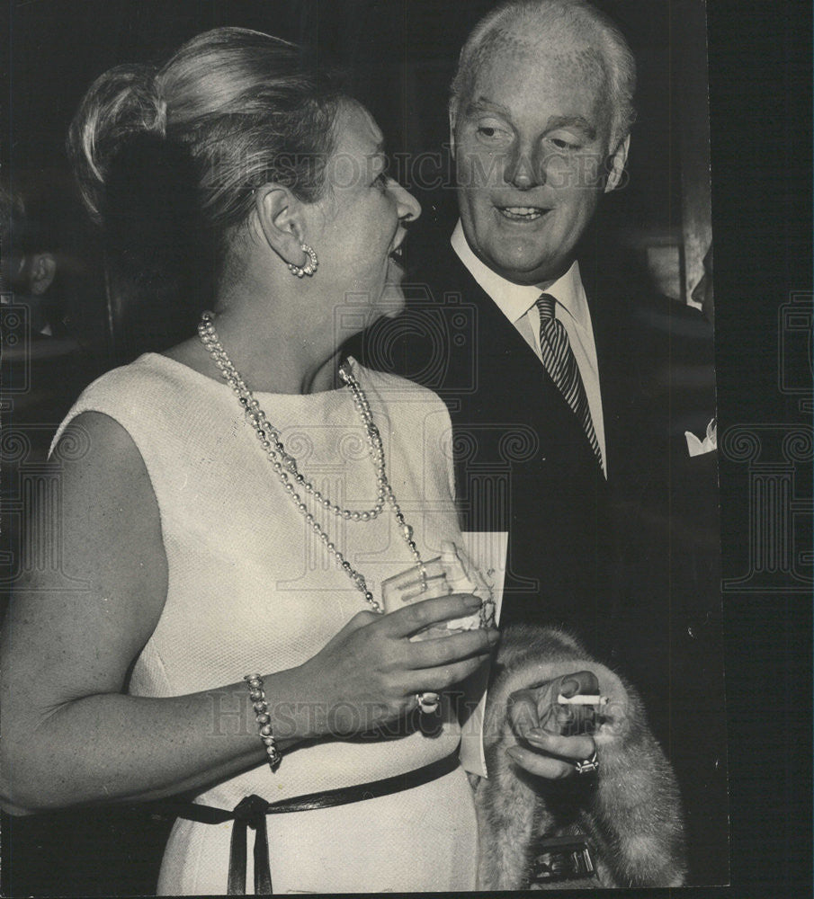 1966 Press Photo Mr. &amp; Mrs. Robert C. Bassett - Historic Images