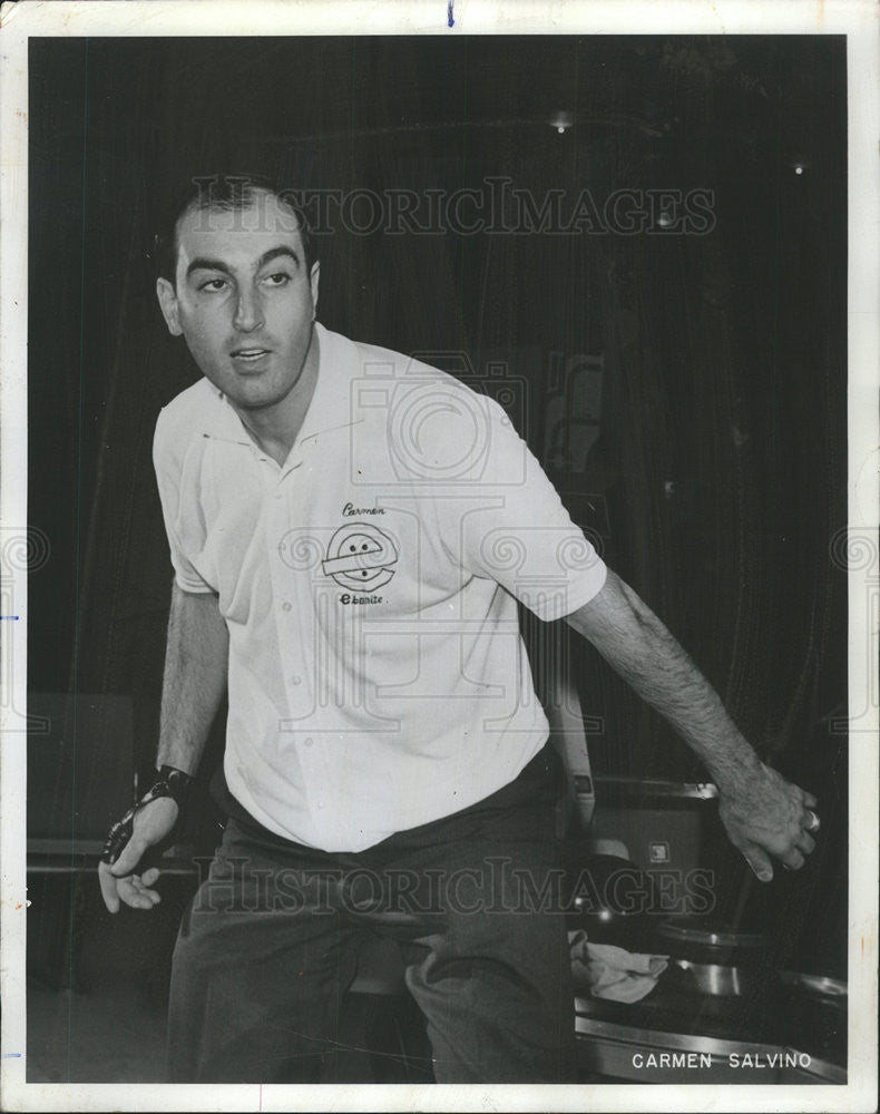 1976 Press Photo Carmine Salvino,bowler - Historic Images