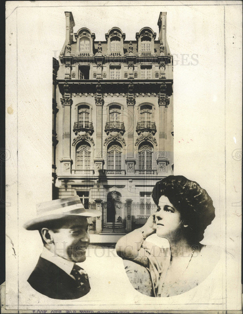 Press Photo Alfred Gwynne Vanderbilt,his home &amp; Mrs S.H.McKin - Historic Images