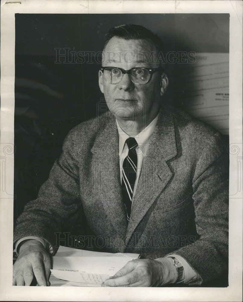 1956 Press Photo GROVER MCDONALD - Historic Images