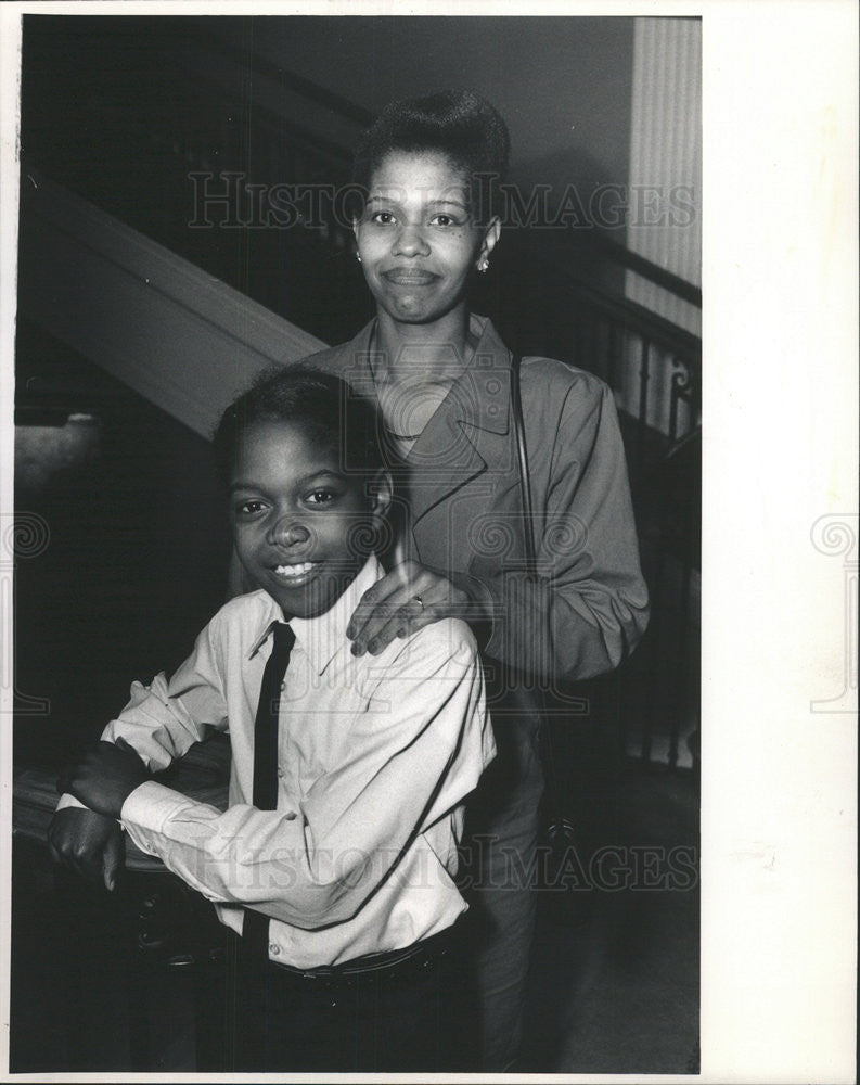 1990 Press Photo Milton Wells, Discovered By The Merit Music Program - Historic Images