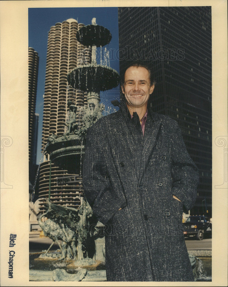 1991 Press Photo Marc Smith,poet &amp; Poetery Slam founder - Historic Images