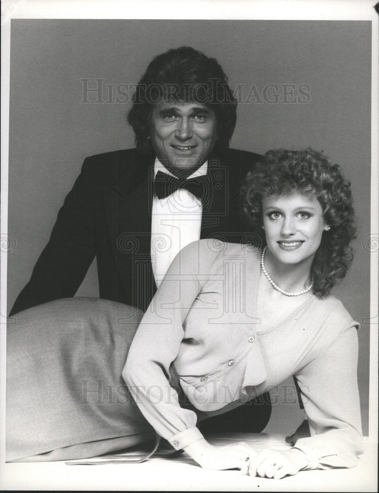 1982 Press Photo KIMBERLY ANN SMITH ACTRESS MICHAEL LANDON - Historic Images