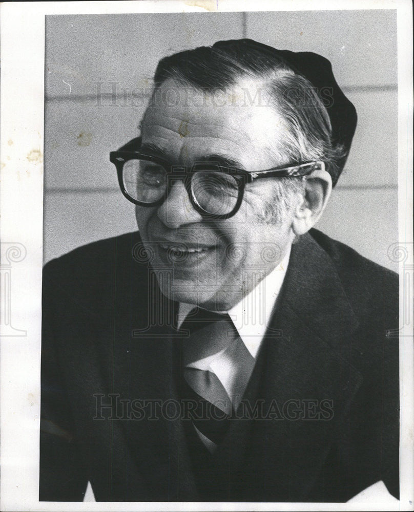 1972 Press Photo Rabbi Harold Smith of Hebrew Theological College - Historic Images