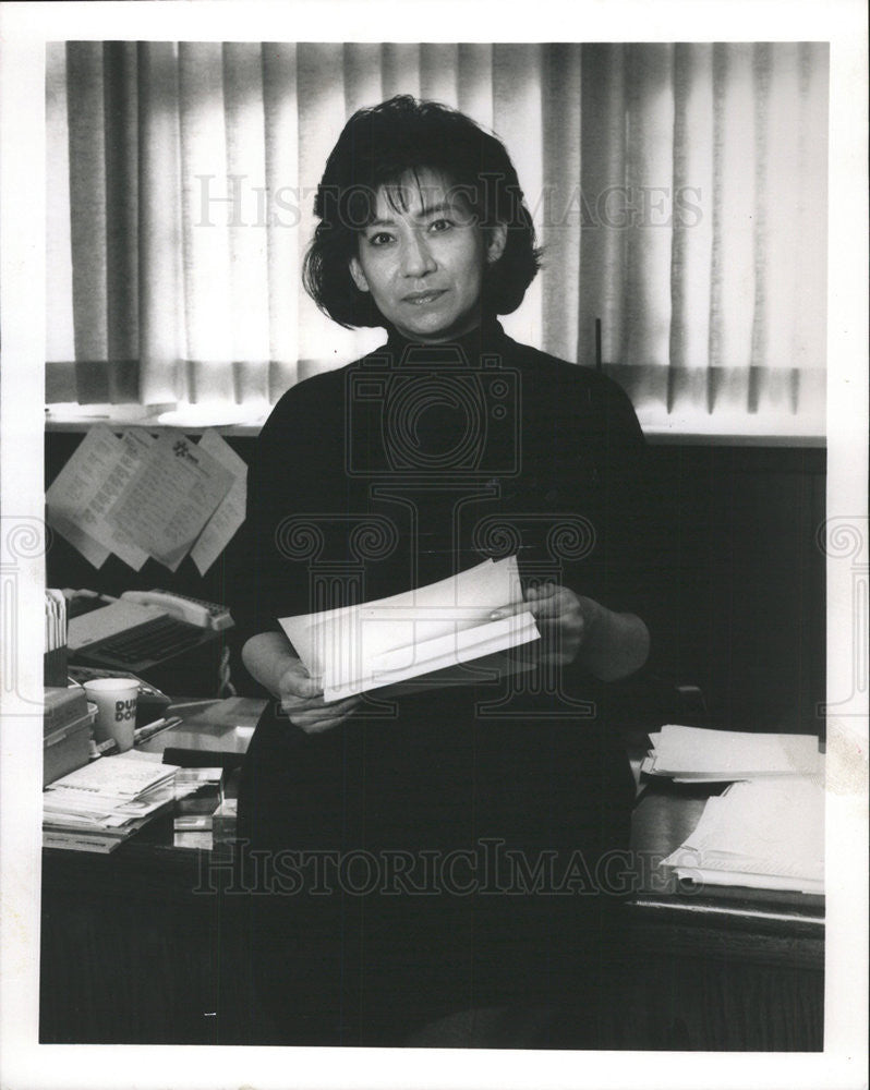 1989 Press Photo Faith Ann Smith,Native Amer Educational Services - Historic Images