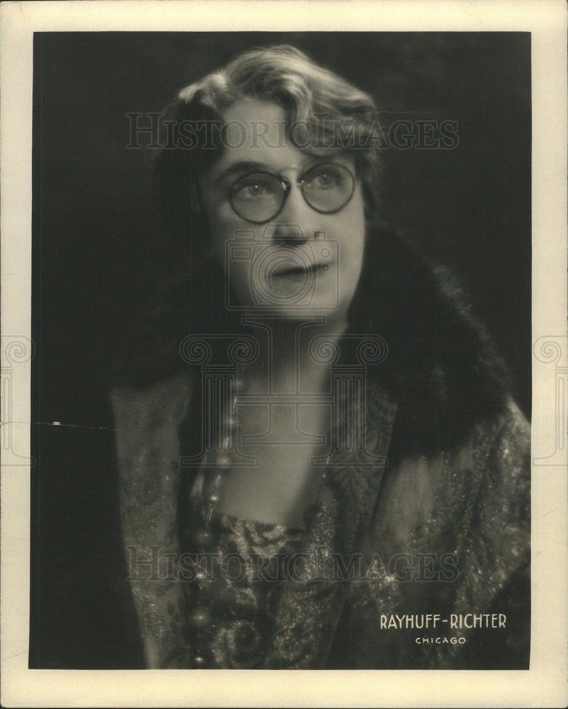 1929 Press Photo Mrs Pauline Palmer, artist - Historic Images