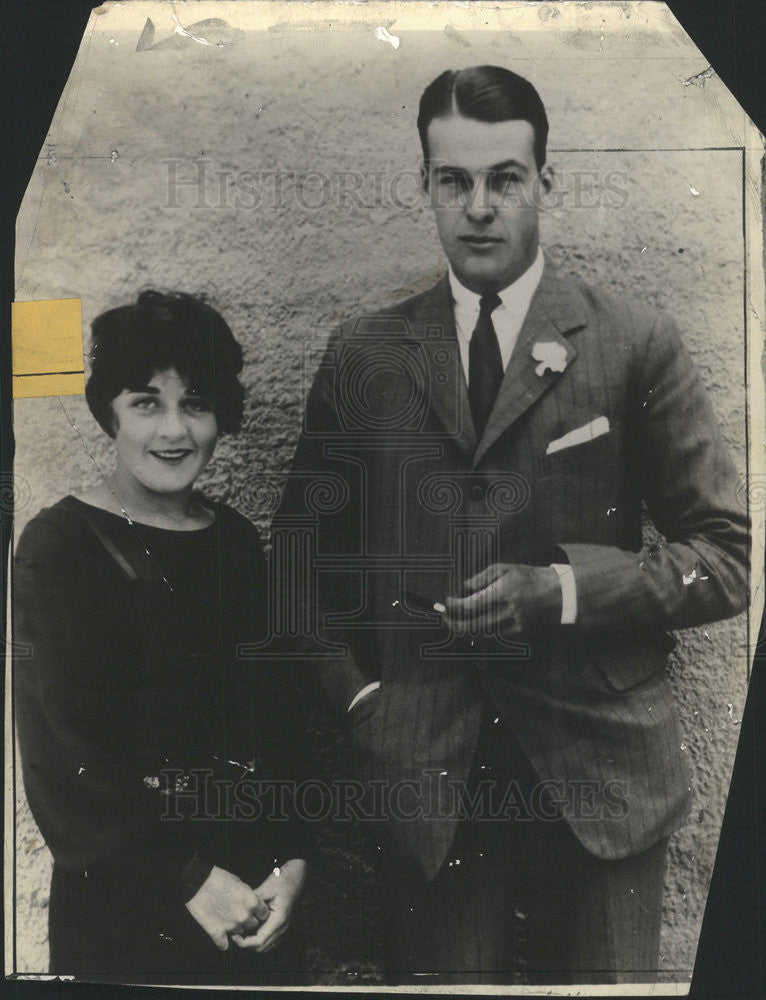 1928 Press Photo Potter D&#39;Orsay Palmer and Eleanor Goldsmith - Historic Images